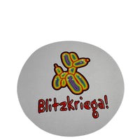 Blitzkriega Glass Rainbow Dog Mouse Pad