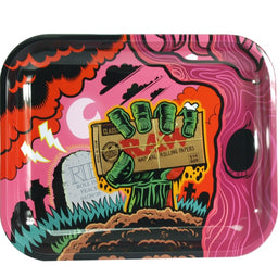RAW Zombie Metal Rolling Tray 11" x 13.5"