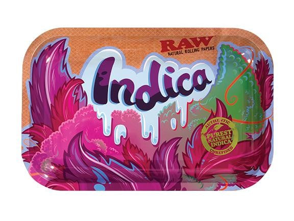 RAW Indica Metal Rolling Tray 7" x 11"