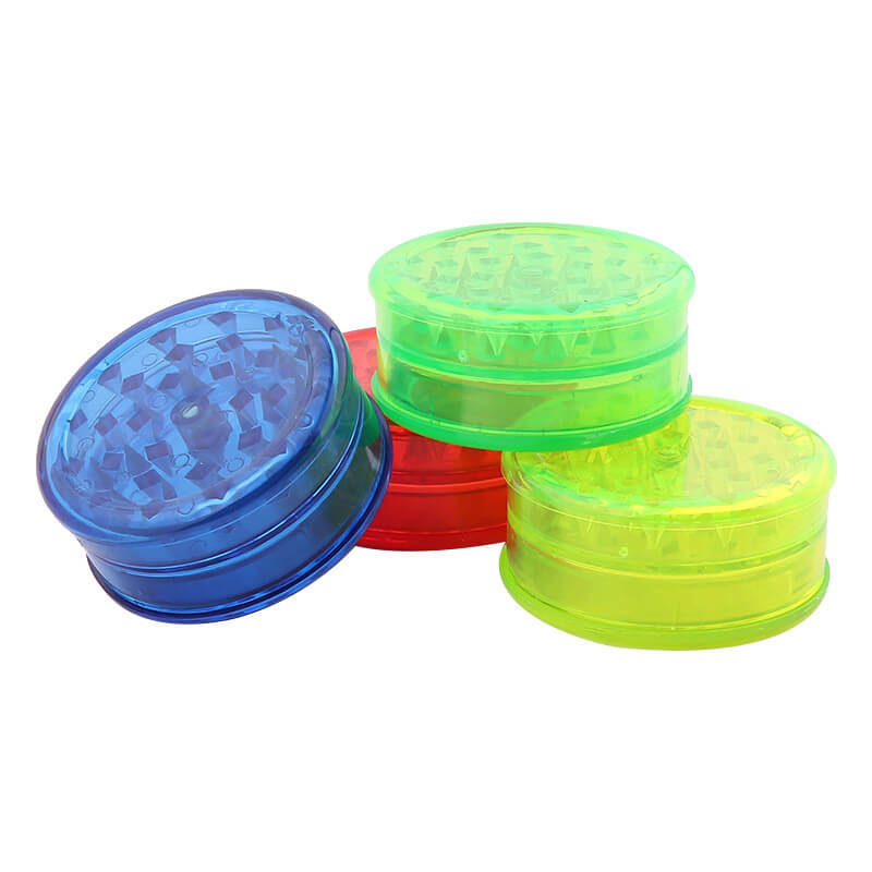 75mm Two Piece Acrylic Grinder | 10 Pack