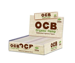 OCB Organic Hemp Rolling Papers King Slim - 24 ct.