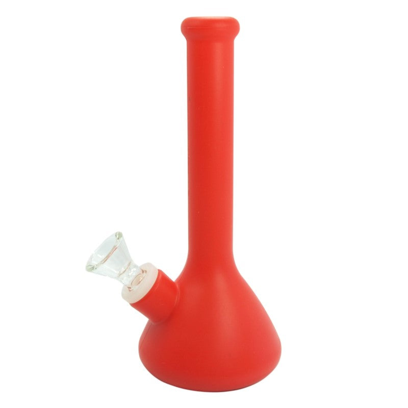 7" Thin Neck Silicone Water Pipe | Assorted Colors