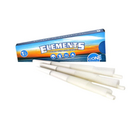 Elements Pre-Rolled Cones 1¼" Size - 30 Packs Per Box, 6 Cones Per Pack