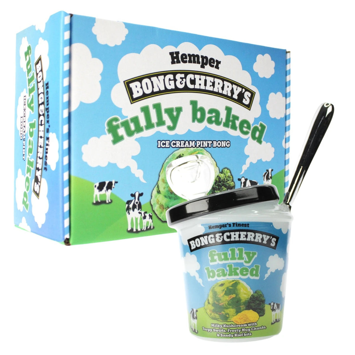 Hemper Bong & Cherry's Ice Cream Bong