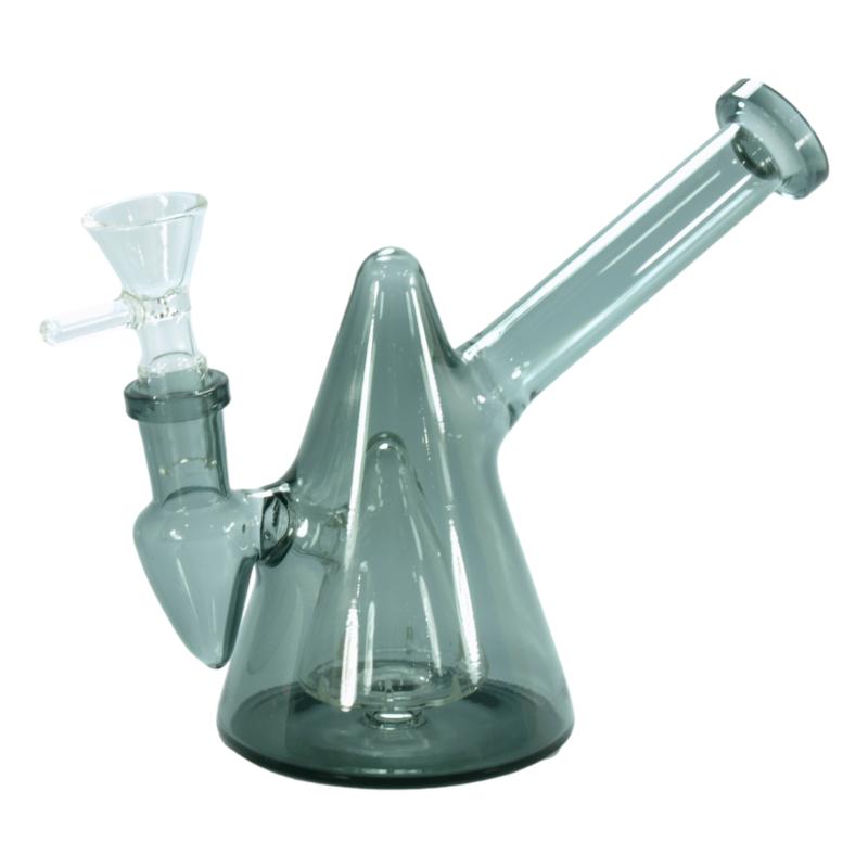 5.5" Bent Neck Cone Perc Water Pipe