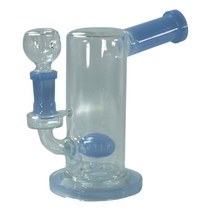 7" Slanted Upright Disc Perc Water Pipe