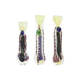 3" Assorted Dichro Glass Chillums