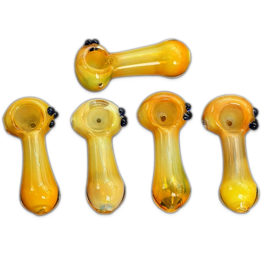 5CT | 3" Silver Fumed Glass Hand Pipe