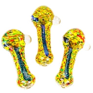 2CT 4.5" Bulk Dichro Glass Hand Pipes | Assorted Colors & Styles