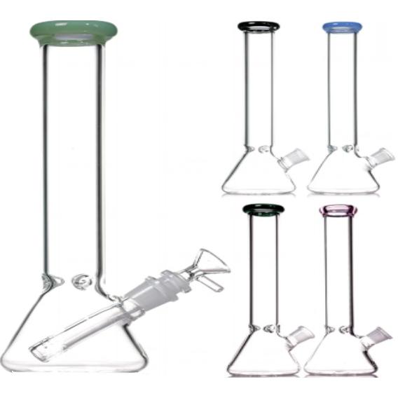 10" Color Rim Beaker Water Pipe