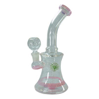 9" Hourglass Water Pipe With Marble