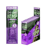 Zig Zag Hemp Wraps 25pk/2ct