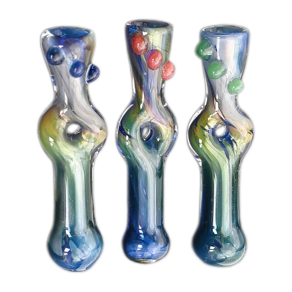 5CT 4" Double Layer Fumed Donut Hole Glass Chillum