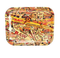 RAW Mix Metal Rolling Tray 5" x 7"