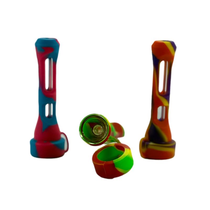 Silicone Chillum With Travel Cap