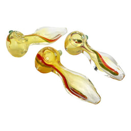 3.5" Fumed Rasta Trap Hand Pipe
