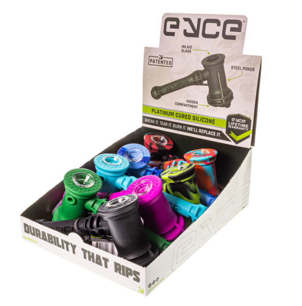 Eyce Silicone Bubbler POP Display 8 ct.