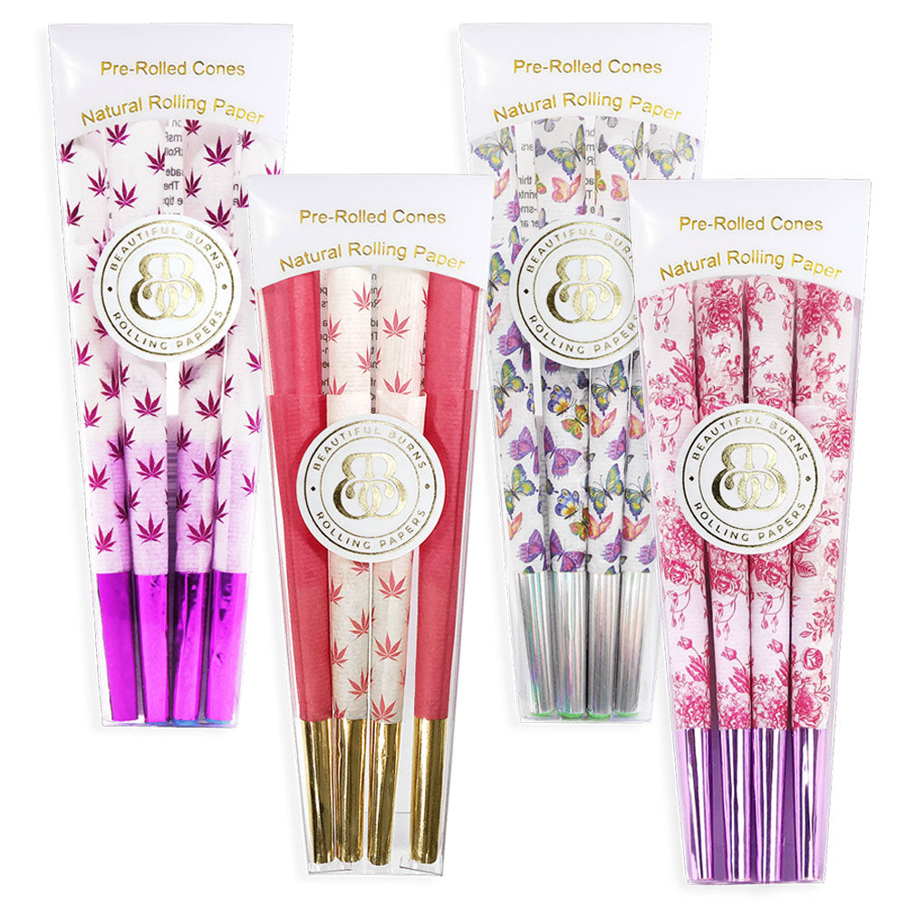 Beautiful Burns Cones 8pk | Assorted Styles