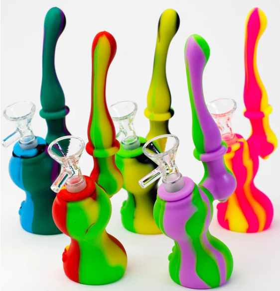 4.5" Silicone Sherlock Bubbler