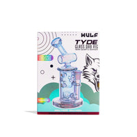 Wulf Tyde Glass Dab Rig With Banger Cap & Pearls