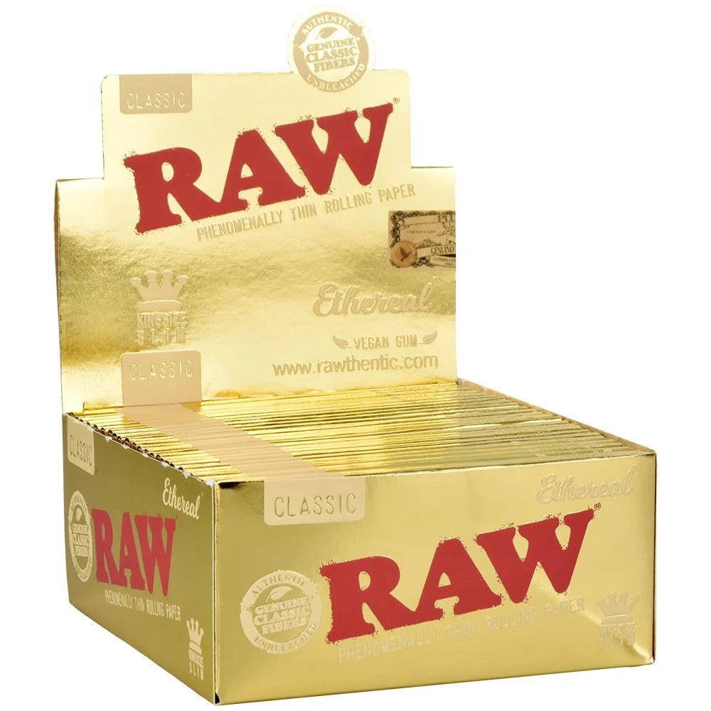 RAW Ethereal Rolling Papers King Slim 50ct