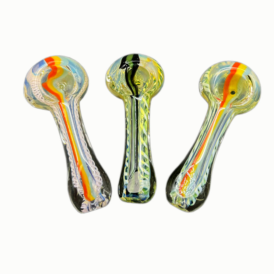 4CT 3" Latti Swirls Color Stripe Pipe