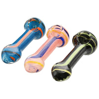 2CT | 4" Premium Frit Glass Hand Pipe