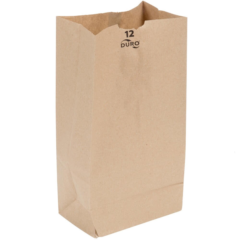 Duro Bag 12 lb. Kraft Brown 500 ct.