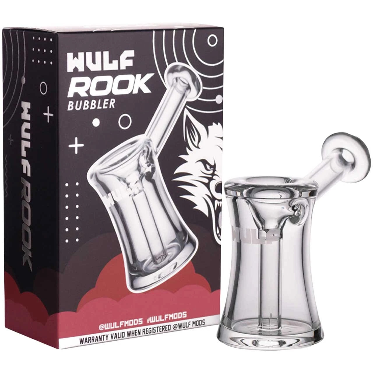 6CT Wulf Rook Glass Bubbler