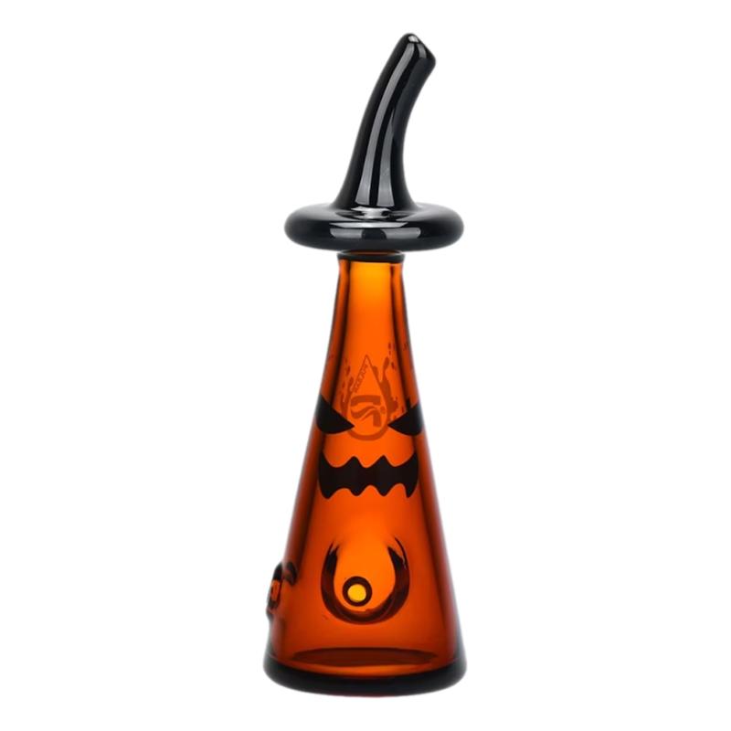 4.75" Pulsar Bewitched Halloween Glass Hand Pipe