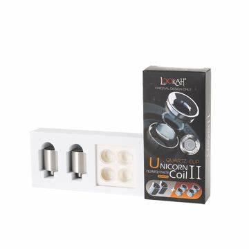 Lookah Unicorn Quartz Replacement Kit - 2 Coils and 4 Buckets