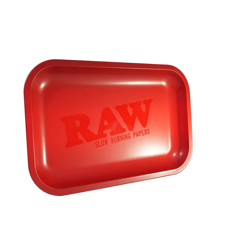 RAW 7x11" Metal Rolling Tray | Red Matte Murder'd