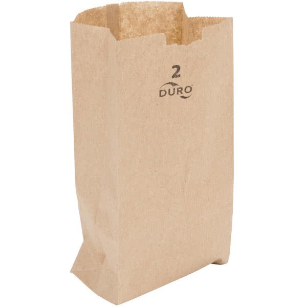 Duro Bag 2 lb. Kraft Brown 500 ct.