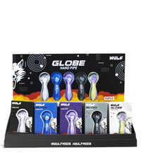 15CT Wulf Globe Glass Hand Pipe