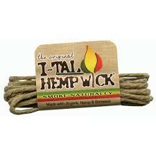 I-TAL Rolled Hemp Wick 50 ct.