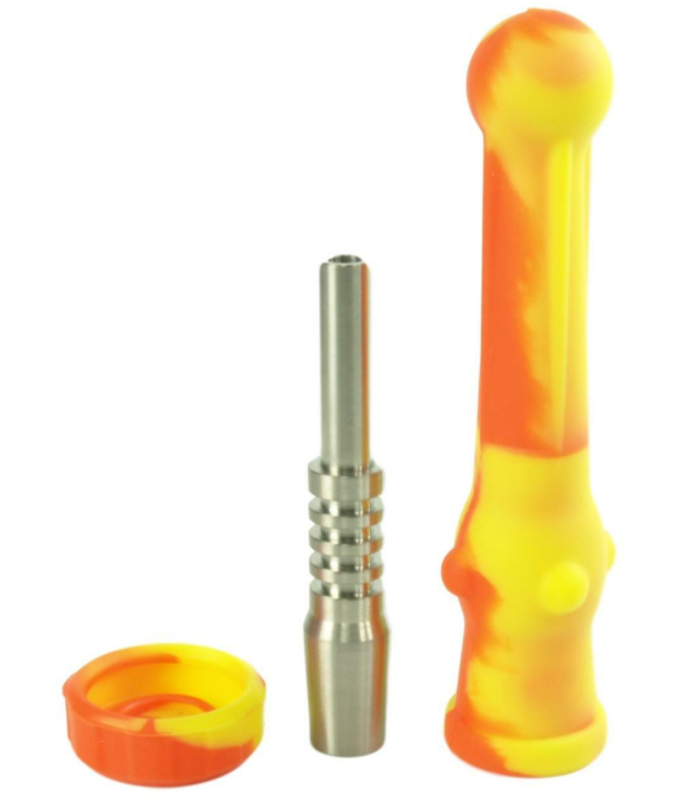 Silicone Honey Straw with Titanium Tip