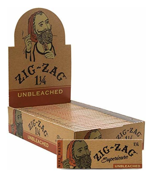 Zig Zag Unbleached Rolling Papers 1¼" Size - 24 ct.