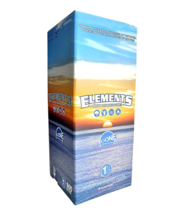 Elements Bulk Pre-Rolled Cones 1¼" Size - 900 ct.