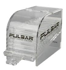Pulsar Chillum Display - Clear Glass 100 ct.