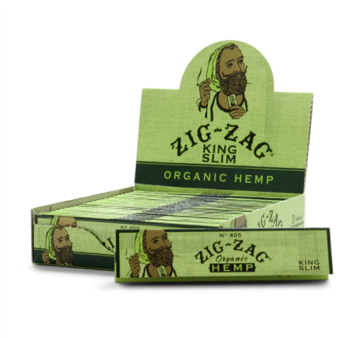 Zig Zag Organic Hemp Rolling Papers King Size - 24 ct.