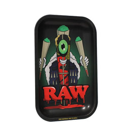 RAW 7x11" Metal Rolling Tray | Cone Monster