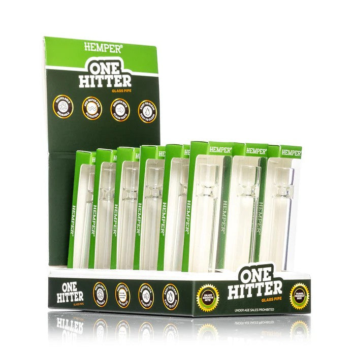18CT Display | Hemper Clear One Hitters