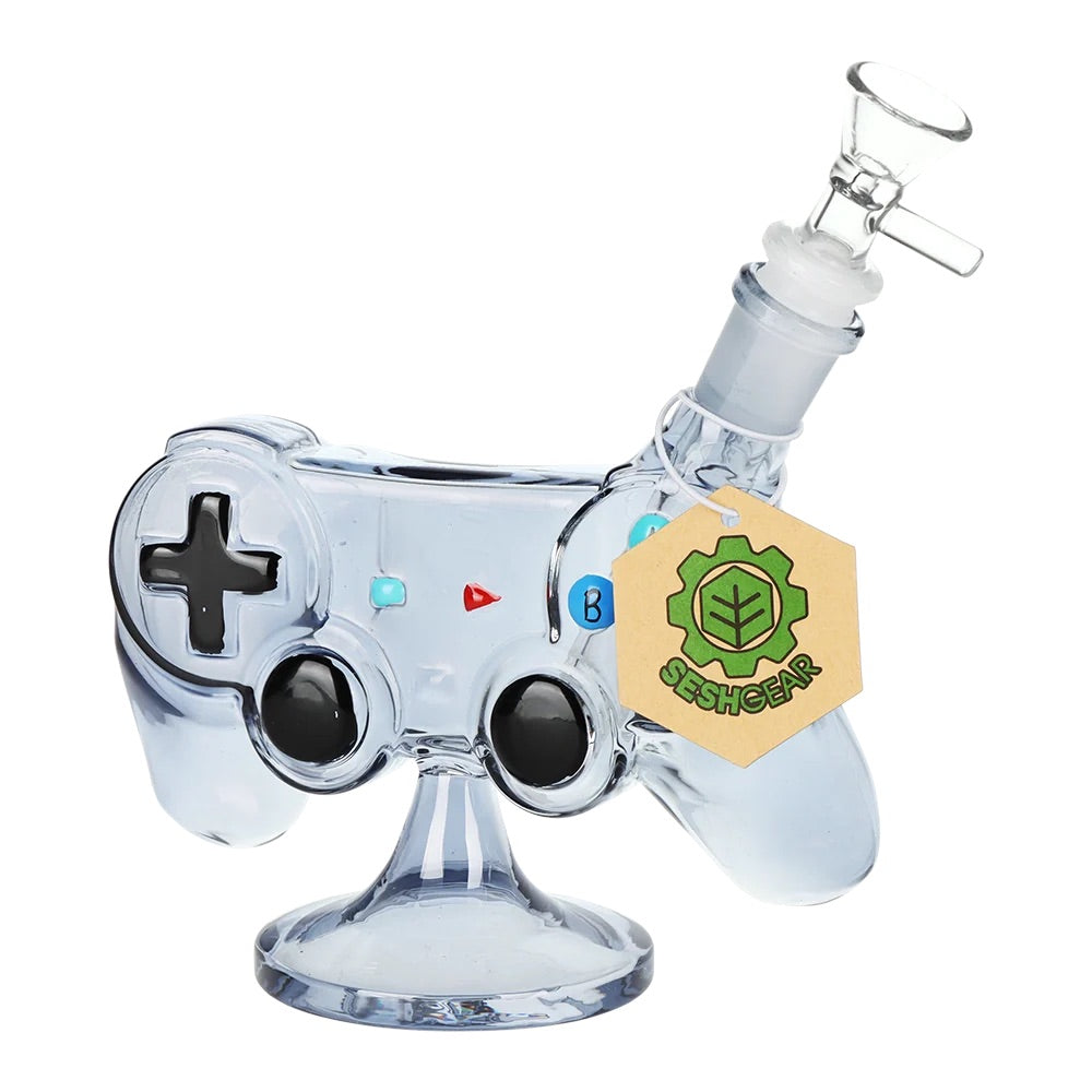 SeshGear 6" Game Controller Glass Water Pipe