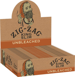 Zig Zag Unbleached Rolling Papers King Size - 24 ct.
