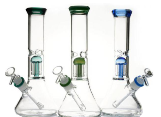 11" Jellyfish Perc Beaker Water Pipe