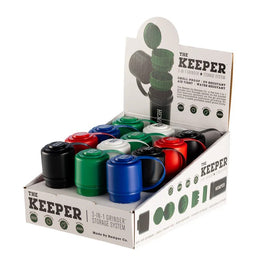 12CT Display | Hemper The Keeper 3 in1 Grinder + Storage
