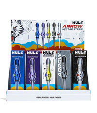 15CT Wulf Arrow Glass Honey Straw