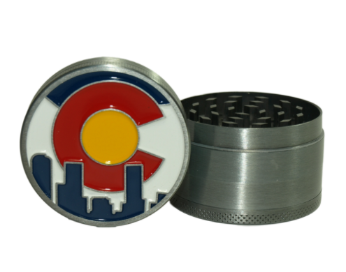 50mm "Colorado Flag" Four Piece Grinder