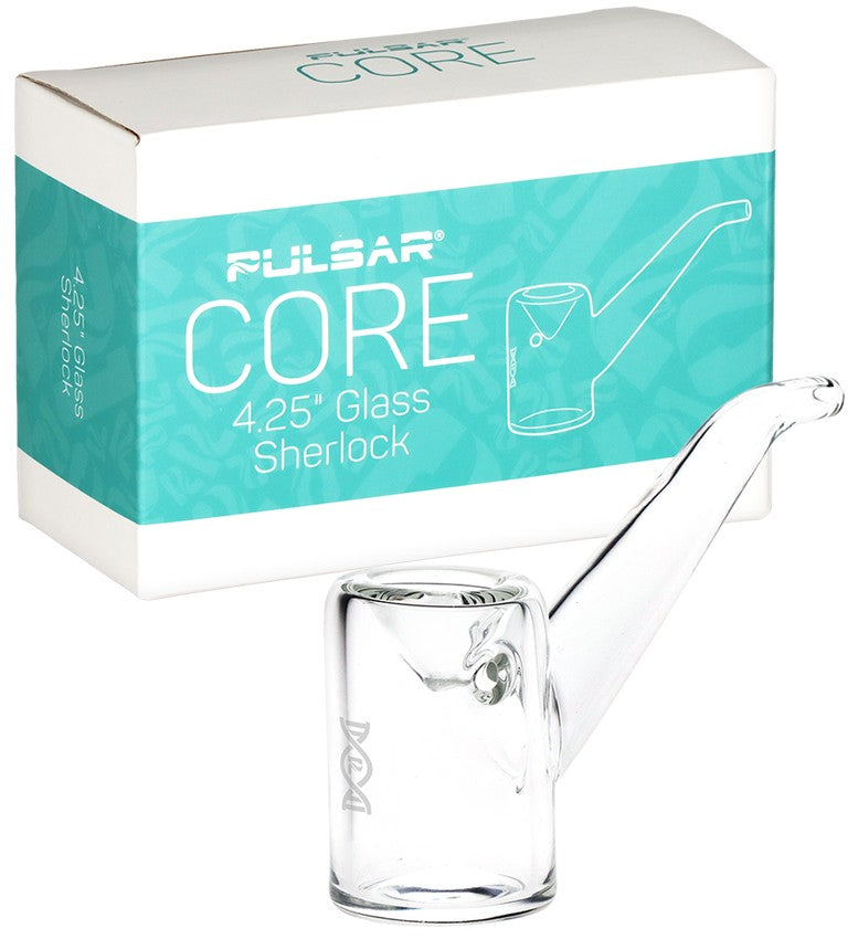 Pulsar CORE 4.25" Sherlock Glass Hand Pipe