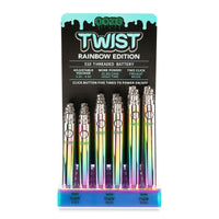 Ooze Twist 510 Battery 24ct Display | Rainbow